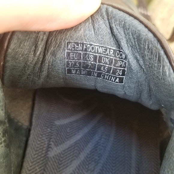 Keen Briggs Utility Lace-up Comfortable Leather Shoes Woman's 7 - Picture 5 of 6